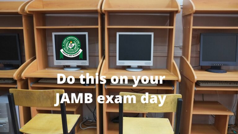 7 Important things all candidates should do on JAMB exam day