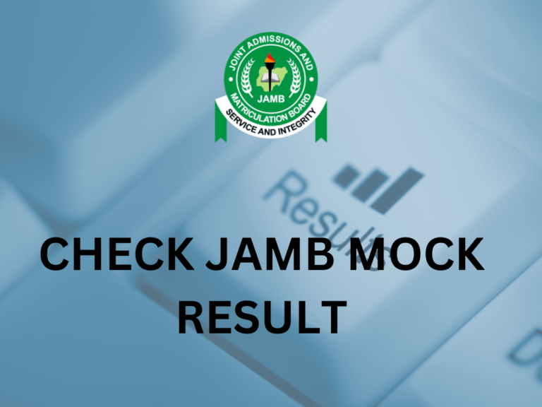 How to check JAMB mock result 2024