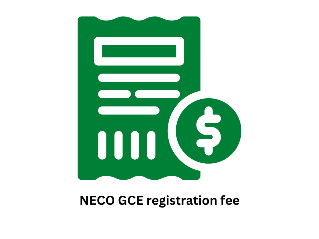 How much is the NECO GCE registration fee 2024?