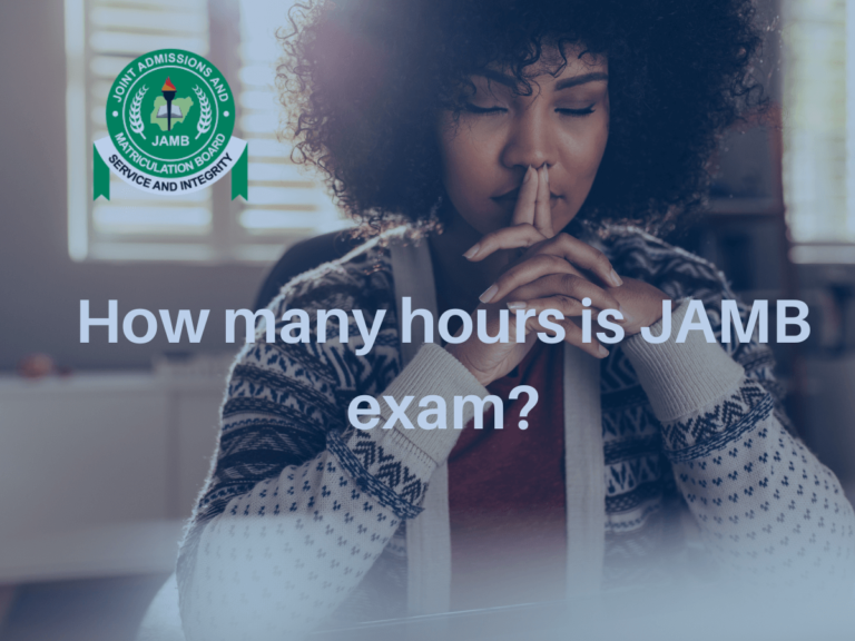 How many hours is JAMB exam?