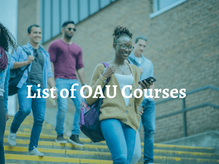 OAU courses 2024 -(Including postgraduate)