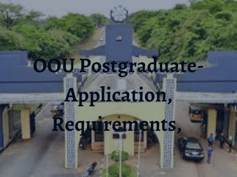 OOU Postgraduate- Application, Requirements, Admission list (2024)