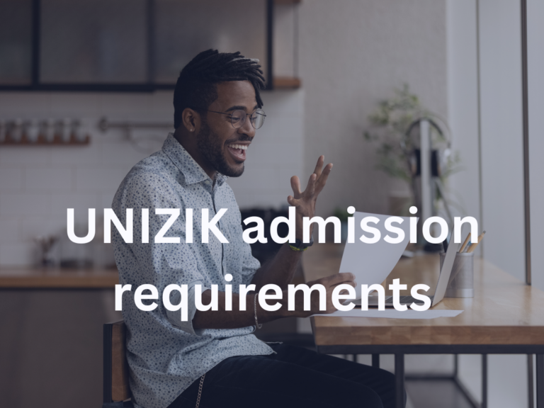 UNIZIK Admission Requirements 2024