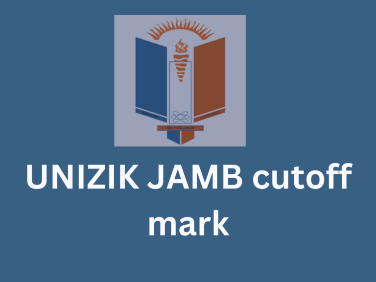 UNIZIK JAMB cutoff mark 2024